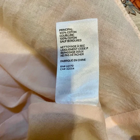 Zimmermann Andie Buttoned Mini Dress in Blue Floral 0P - Picture 13 of 14